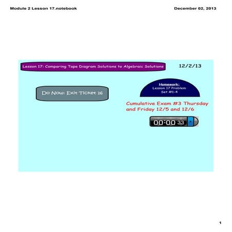 Module 2 lesson 17 | PDF