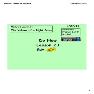 Module 3 lesson 24