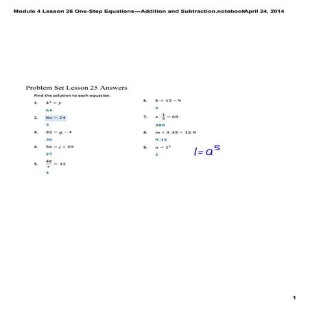 Module 4 lesson 26 | PDF