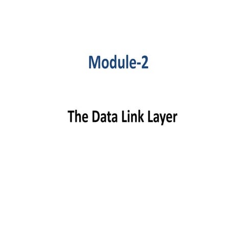 Computer networks presentation of module 1