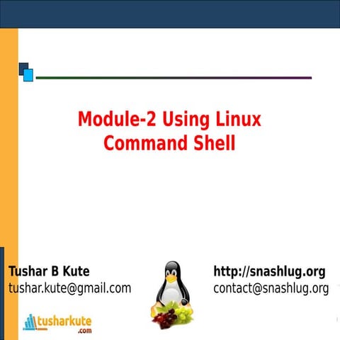Module 02 Using Linux Command Shell | PDF | Operating Systems ...
