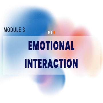 Emotional Interaction in User Experience and Interface Design | PDF