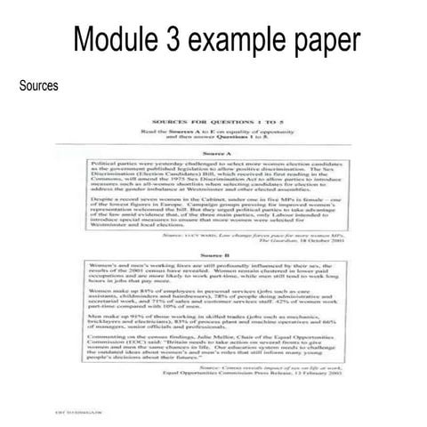 Module 3 Example Paper | PPT