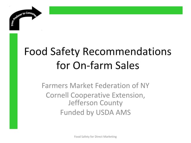Module 3 - On Farm Sales