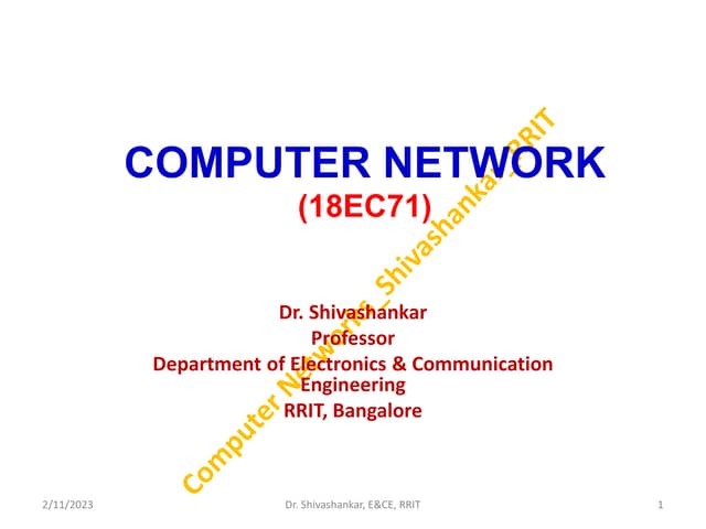 Parallel Computing Module 1 Part A VTU PPT | PPTX