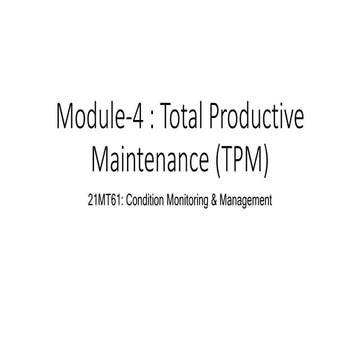 Module-4  Total Productive Maintenance TPM) (2).pptx