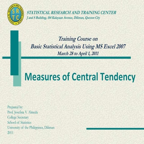 Module 5-measures-of-central-tendency | PPT