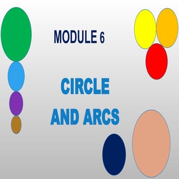 Comprehensive Geometry Module on Circles, Arcs, and Angles | PPTX