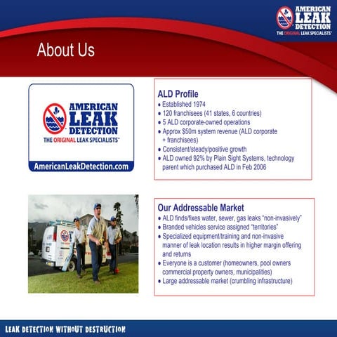 American Leak Detection - American Waterworks Association