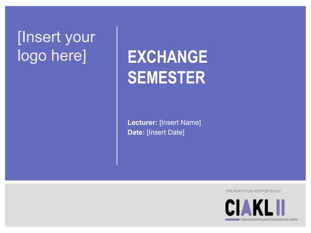 Module - Exchange Semester or Inter...
