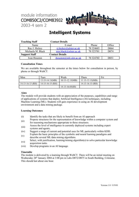 Machine Learning, LIX004M5 | PPT