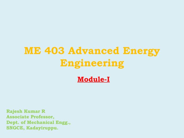 Module-I-AEE-Energy scenario & Power Plants.pptx