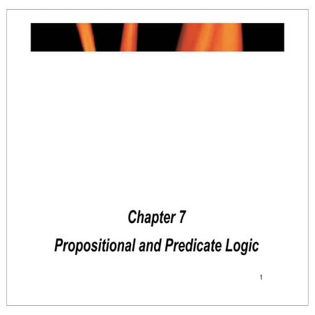 Predicate Logic for ArtifiCIAL iNTELLIGENCE
