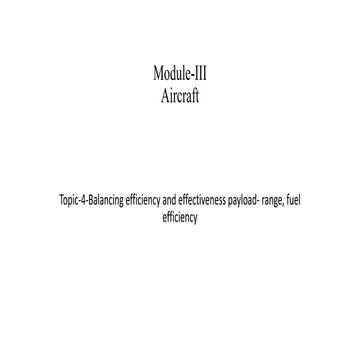 Module-III.pptx | Air Travel | Travel Type