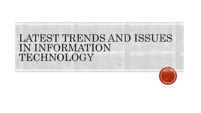 Module-III-Unit-II-Trend-and-Issues-in-Information-Technology.pptx