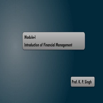 Module-I Introduction of Financial Management.pptx