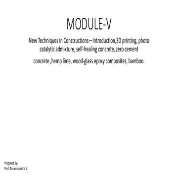 Module V MATERIAL TESTING AND EVALUATION [BTCVE506A] | PDF