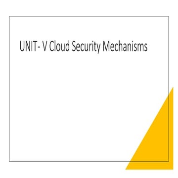 Fundamental cloud security | PPTX
