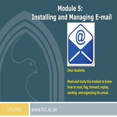 Module 005   installing and managing e-mail