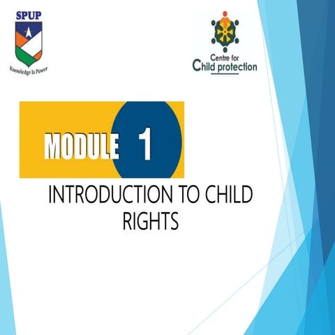 Module 01 introduction to child rights