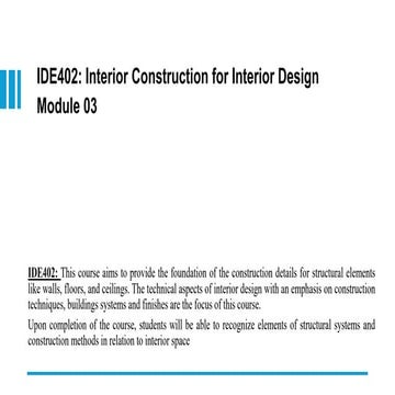 Module03 of architectural engineering and | PDF