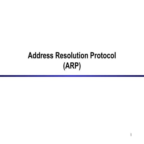 module06-arpV4(1) fr computer network protocol
