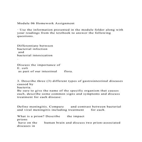 Module 06 Homework Assignment· Use the information presented.docx
