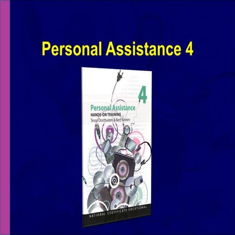 NCV 4 Personal Assistance Hands-On Support - Module 1