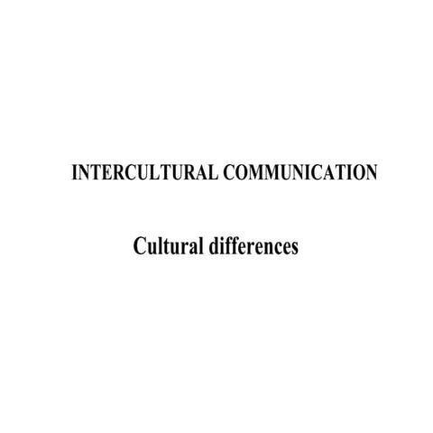 Intercultural Education