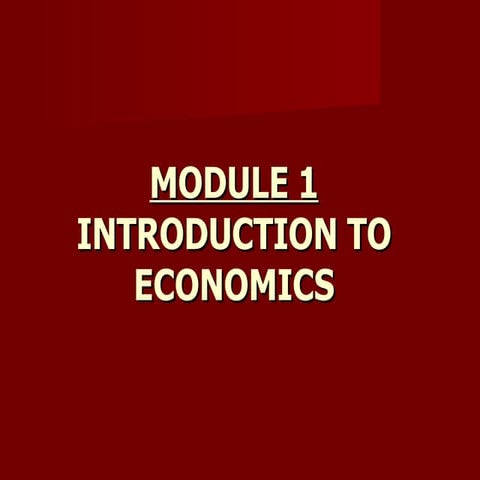 Module 1 | PPT