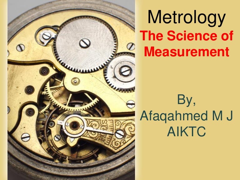 Introduction to Metrology