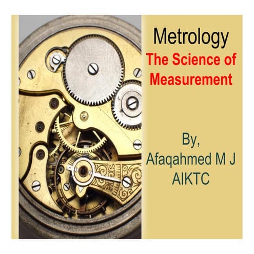 Introduction to Metrology