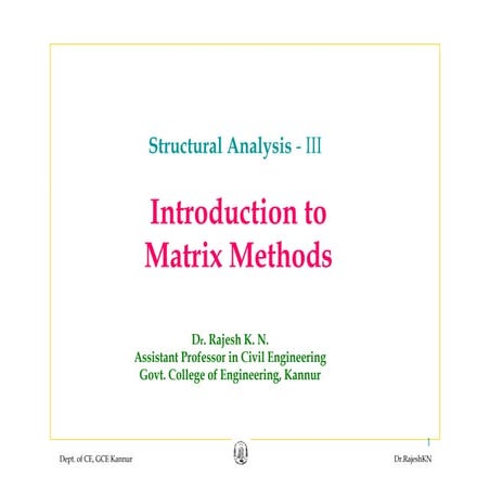 Module1 1 introduction-tomatrixms - rajesh sir