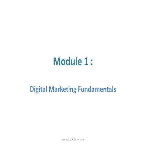 Digital Marketing Fundamentals