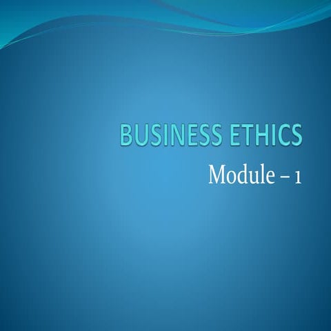 Business Ethics