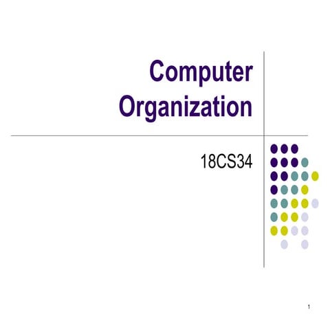 Computer organisation Module 1.ppt