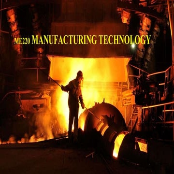 Manufacturing Technology of Materials in Engineering
