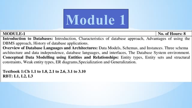 Introduction Of Data Base Management System Module 1.pptx