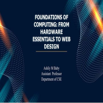 KTU  First Year Btech  Mother Board  ppt