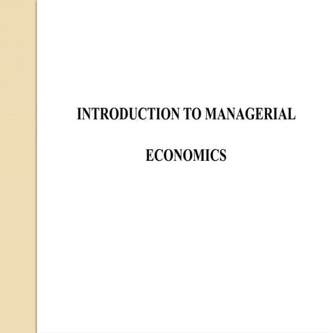 Managerial-Economics | PPT