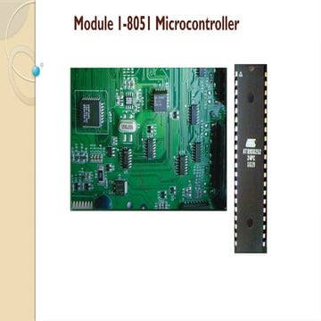 8051 Microcontroller ppt | PPTX