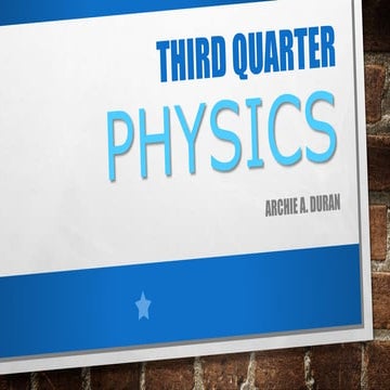 Third Grading Module 1 Describing Motion