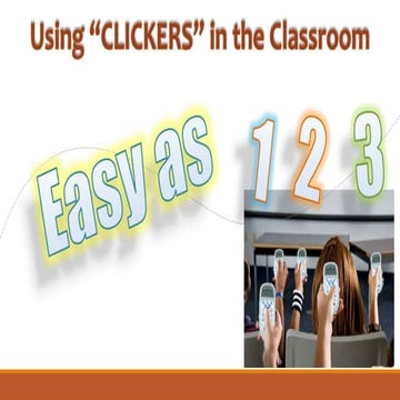 How to Use Clickers in the Classroom