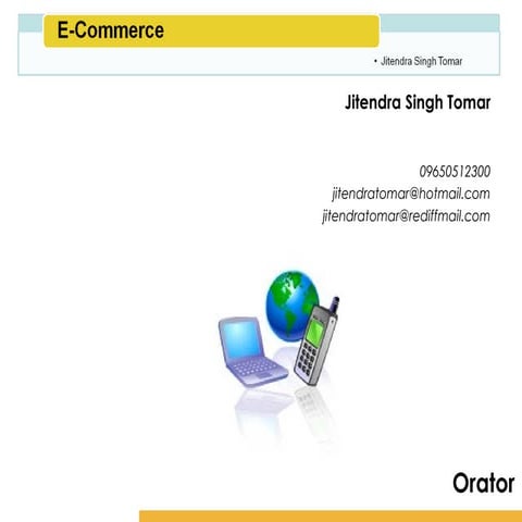 1. Understanding E-Commerce