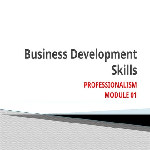Module 1 - Professionalism business.pptx