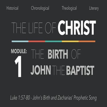 Module 1 - The Birth of John the Baptist
