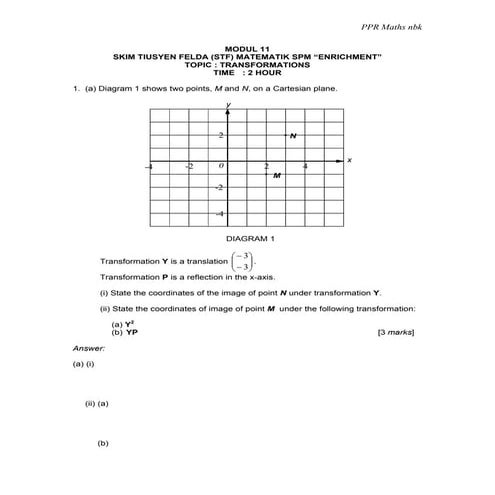 Module 11  Tansformation
