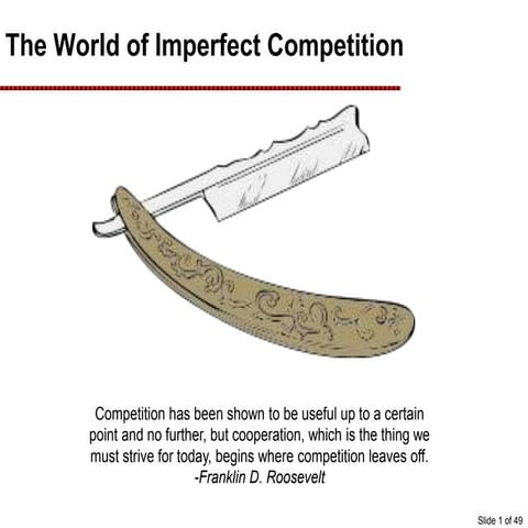 The World of Imperfect Competition