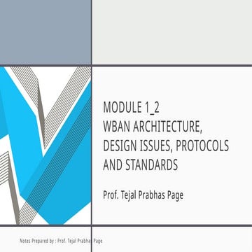 WIRELESS BODY AREA NETWORK  PRESENTATION