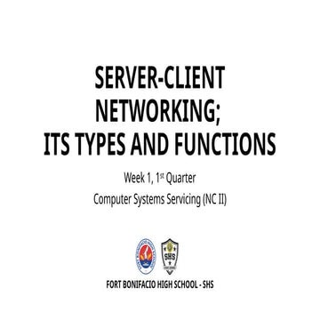 Module 1 & 2 - Server-Client Networking; Types and Functions of Server.pptx